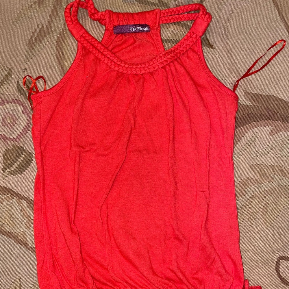 Women’s Orange Epic Threads Blouse Top Size XS/S